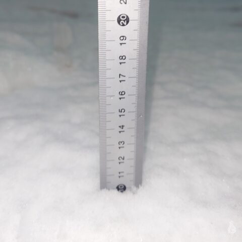 積雪10cm