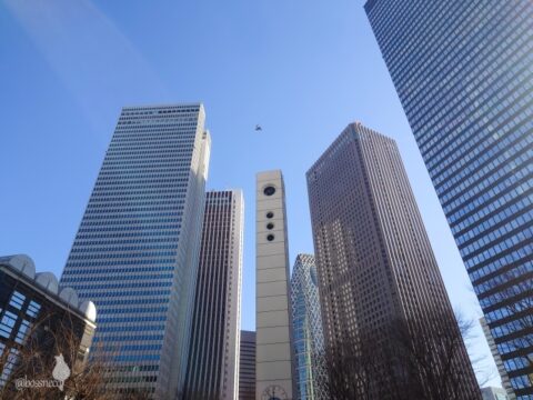 新宿アイランドビルから