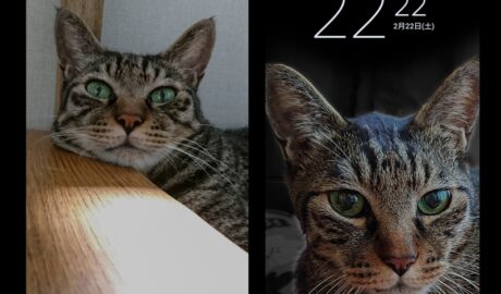 スマホのロック画面mark